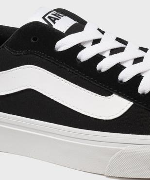 Baskets basses en cuir et textile femme - Vans vue6 - VANS - GEMO