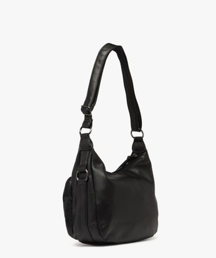 Sac besace à multiples poches zippées femme vue2 - GEMO (ACCESS) - GEMO