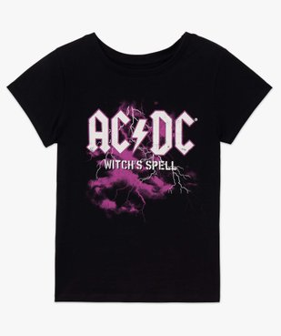 Tee-shirt femme à manches courtes imprimé - AC/DC vue4 - ACDC - GEMO