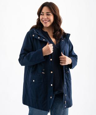 Parka légère à capuche femme grande taille vue1 - GEMO (G TAILLE) - GEMO
