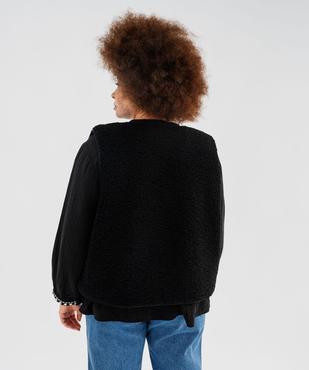 Veste sans manches en sherpa femme grande taille vue3 - GEMO 4G GT - GEMO