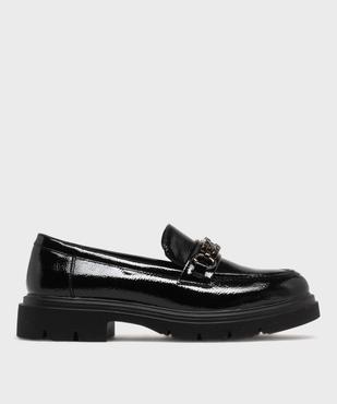 Mocassins chunky vernis à épaisse semelle crantée femme vue1 - 5 MILES - GEMO