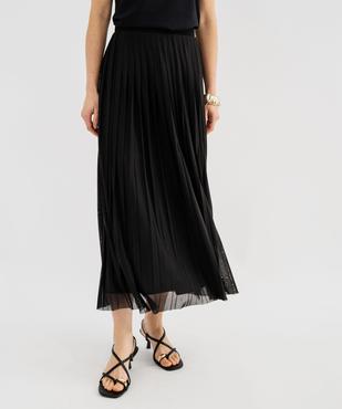 Jupe plissée en maille résille fluide femme vue4 - GEMO(FEMME PAP) - GEMO