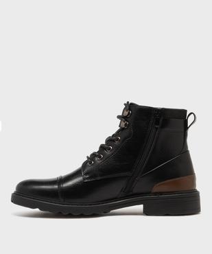 Low-boots à bout droit à lacets homme - Redskins vue3 - REDSKINS - GEMO
