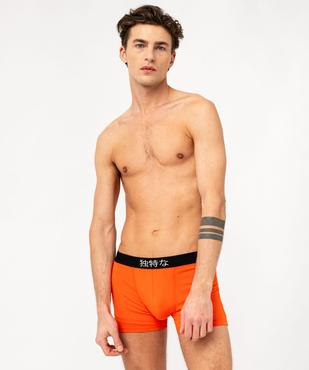Boxers en coton stretch motif mangas homme (lot de 2) vue1 - GEMO 4G HOMME - GEMO