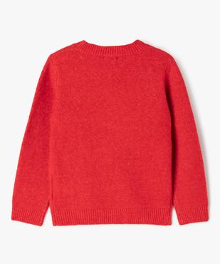 Pull de Noël avec motif chat fille vue3 - GEMO (ENFANT) - GEMO