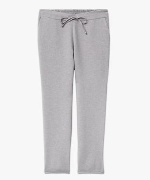 Pantalon en toile coupe ample avec taille élastique femme vue4 - GEMO(FEMME PAP) - GEMO