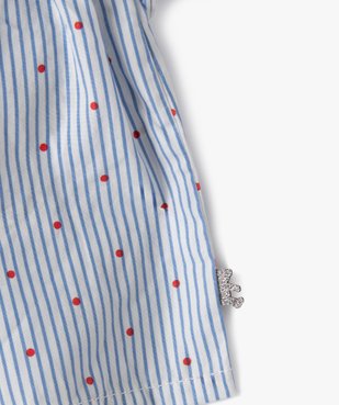 Blouse manches longues à rayures bébé fille - LuluCastagnette vue4 - LULUCASTAGNETTE - GEMO