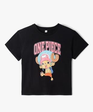 Tee-shirt fille à manches courtes coupe ample - One Piece vue1 - ONE PIECE - GEMO