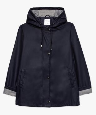 Veste imperméable femme avec capuche vue4 - GEMO (G TAILLE) - GEMO