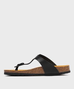 Mules femme à talon plat avec large bride en T unie - Valentina Baldano vue9 - VALENTINA BALDA - GEMO