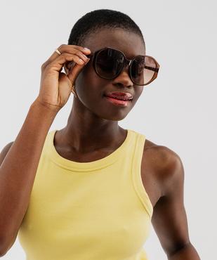 Débardeur en maille côtelée emmanchures américaines femme vue4 - GEMO 4G FEMME - GEMO