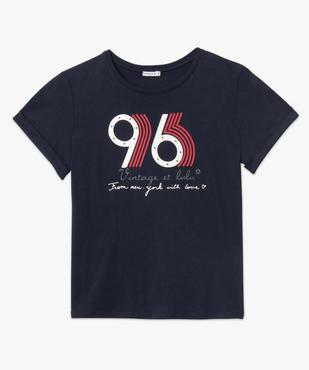 Tee-shirt femme avec large inscription - LuluCastagnette vue4 - LULUCASTAGNETTE - GEMO