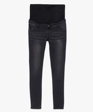 Jean de grossesse slim 4 poches avec bandeau jersey vue4 - GEMO (MATER) - GEMO