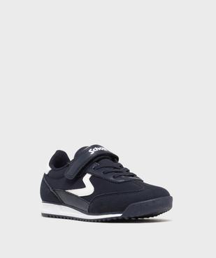 Baskets basses à lacets élastiques et scratch garçon - Schott vue2 - SCHOTT - GEMO