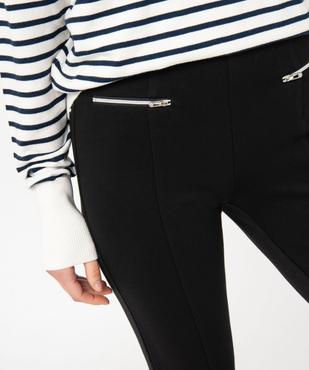 Legging à poches zippées femme vue2 - GEMO(FEMME PAP) - GEMO