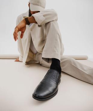 Derbies unies à enfiler homme vue1 - MARIO BALDANO - GEMO