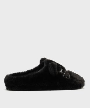 Chaussons fourrés forme mules à motif et détails en relief femme vue1 - GEMO(HOMWR FEM) - GEMO