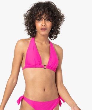 Haut de maillot de bain femme forme triangle vue1 - GEMO 4G FEMME - GEMO