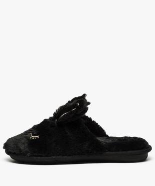 Mules d'intérieur femme avec broderie lapin vue3 - GEMO(HOMWR FEM) - GEMO