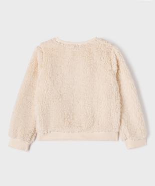 Sweat en maille sherpa spécial Noël avec motif Stitch fille - Disney vue3 - LILO & STITCH - GEMO