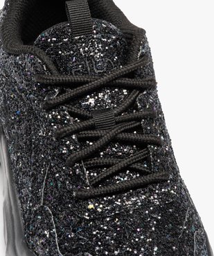 Baskets fille unies couvertes de paillettes – Fila Alamo vue6 - FILA - GEMO