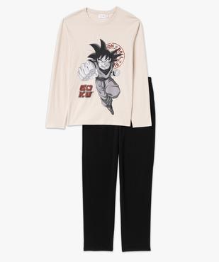Pyjama 2 pièces en jersey de coton imprimé San Goku homme - Dragon Ball Super vue4 - DRAGON BALL Z - GEMO