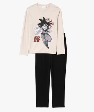 Pyjama 2 pièces en jersey de coton imprimé San Goku homme - Dragon Ball Super vue4 - DRAGON BALL Z - GEMO