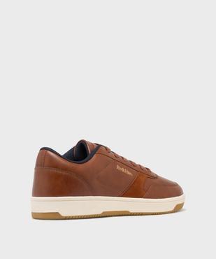 Baskets basses avec empiècements velours homme - Redskins vue4 - REDSKINS - GEMO