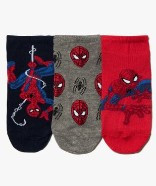 Chaussettes garçon ultra courtes à motifs (lot de 3) – Spiderman vue1 - MARVEL - GEMO
