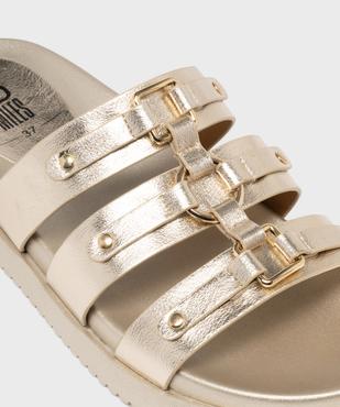 Mules à épaisse semelle inspiration spartiates femme - 5 Miles vue6 - 5 MILES - GEMO