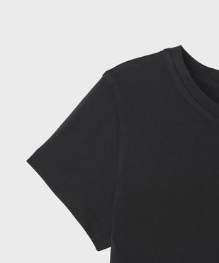 Tee-shirt manches courtes et col rond fille vue2 - GEMO 4G FILLE - GEMO