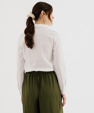 Chemise cintrée en coton stretch femme vue4 - GEMO(FEMME PAP) - GEMO
