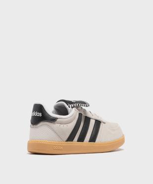 Baskets basses à lacets et languette retournée femme - Adidas vue3 - ADIDAS - GEMO