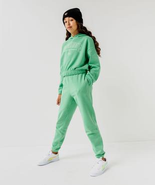 Pantalon de jogging molletonné fille vue1 - PREMIER PRIX BY GEMO - GEMO