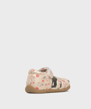 Chaussures ouvertes à bride scratch bébé fille - Alma vue4 - ALMA - GEMO