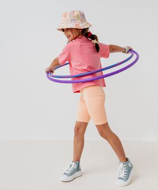 Legging court uni taille élastique fille vue6 - GEMO (ENFANT) - GEMO