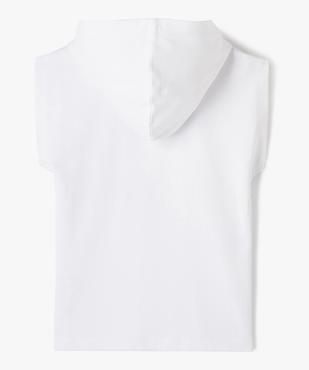 Sweat à capuche sans manches avec motif voiture garçon vue3 - GEMO (ENFANT) - GEMO