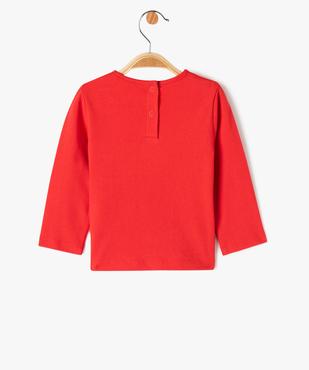 Tee-shirt à manches longues spécial Noël bébé fille vue3 - GEMO(BEBE DEBT) - GEMO