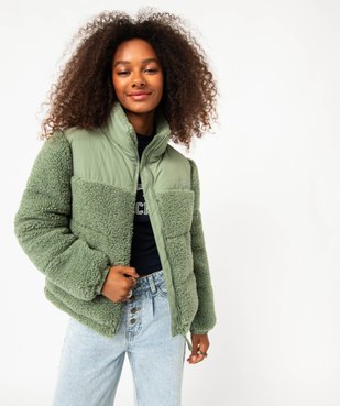 Blouson en sherpa avec col montant femme - Camps United vue2 - CAMPS UNITED - GEMO