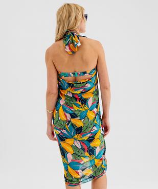 Paréo à motifs fleuris femme vue2 - GEMO (ACCESS) - GEMO