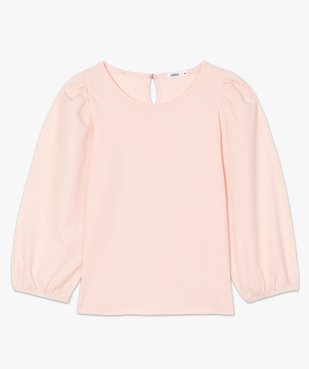 Tee-shirt femme à manches 3/4 bouffantes vue4 - GEMO(FEMME PAP) - GEMO
