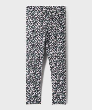 Legging imprimé en maille fine fille vue3 - GEMO 4G FILLE - GEMO