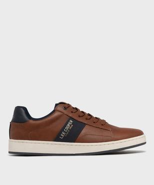 Baskets basses à lacets avec semelle contrastante homme - Lee Cooper vue1 - LEE COOPER - GEMO