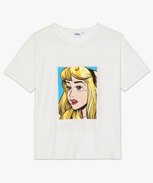 Tee-shirt femme à manches courtes avec message - Disney vue4 - DISNEY DTR - GEMO