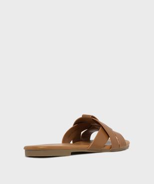 Sandales mules à brides entrecroisées femme - Valentina Baldano vue4 - VALENTINA BALDA - GEMO