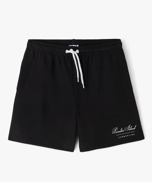 Bermuda de sport en maille intérieur bouclette fille vue1 - GEMO 4G FILLE - GEMO