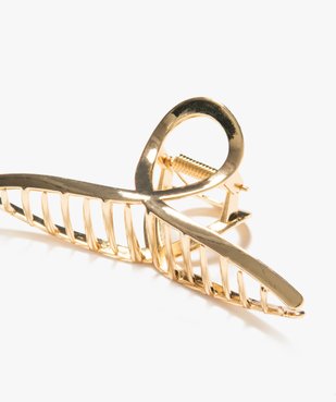 Pince crabe en métal pour les cheveux femme vue2 - GEMO (ACCESS) - GEMO
