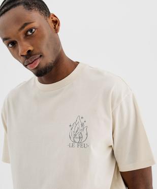 Haut de pyjama avec motif poitrine et dos mixte vue10 - GEMO 4G FEMME - GEMO