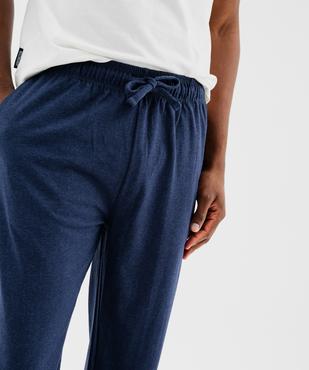 Pantalon de pyjama en jersey à taille élastique homme vue9 - GEMO(HOMWR HOM) - GEMO